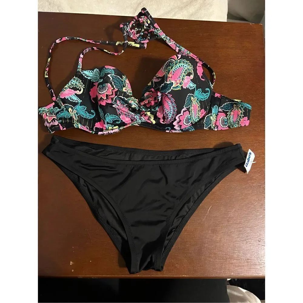 NWT shade and shore bikini size large